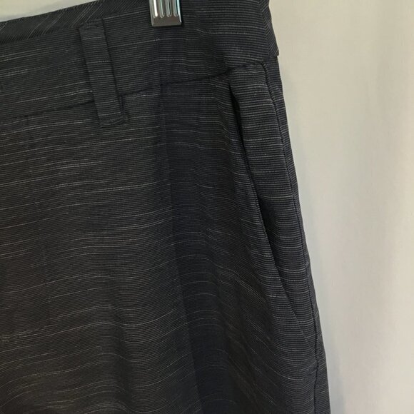 Hang Ten Men's Bermuda Shorts in Heathered Blue Sz 32 Belt Loops Pockets Stretch - Picture 4 of 11